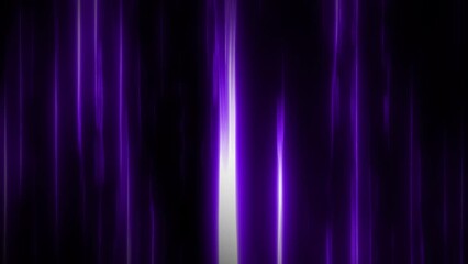 Poster - Abstract futuristic background purple flying energy hi-tech magic glowing bright lines