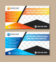 Poster - Abstract vector set of modern horizontal website banners with colourful triangles, lines, shapes for construction, teamwork, tech, communication. Clean web headers design with overlay effect.