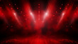 フライヤーのための赤いスポットライトの照明の背景現実的なイメージ超hdの高い設計GenerativeAI