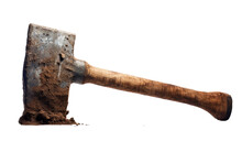 Strong And Heavy Duty Sledgehammer For Demolition Isolated On Transparent Background PNG.