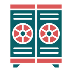 Poster - Vector Design Lockers Icon Style