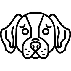 Sticker - Basset Hound Icon