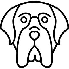 Poster - English Mastiff Icon