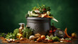 食品廃棄物削減技術のカラー写真GenerativeAI