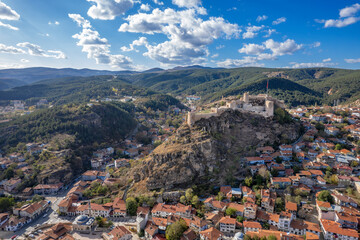 Canvas Print - As one of the main symbols of Kastamonu, the castle stands like the crown of the city from the highest point of the city. The castle was built by the Komnenos in the 12th century AD.