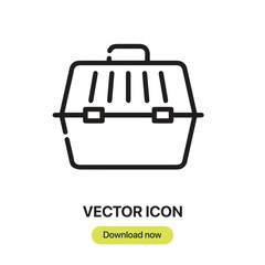 Fototapete - Carrier icon vector. Linear-style sign for mobile concept and web design. Carrier symbol illustration. Pixel vector graphics - Vector.