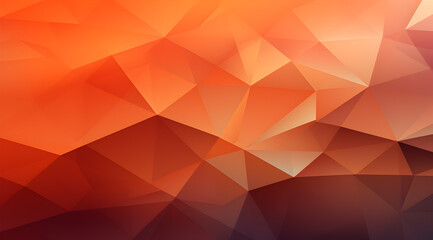 Wall Mural - Sleek geometric pattern with orange and black triangles for a modern look.