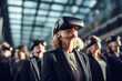 Virtual Reality Gathering for Senior Business Professional