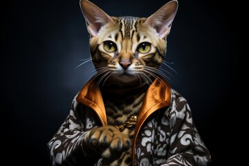  Majestic Bengal Cat Portrait