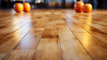 Bowling Ball On Wood Floor HD 8K Wallpaper Stock Photographic Image 