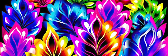 Wall Mural - abstract colorful background with vivid  lines