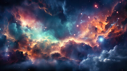 Wall Mural - Cosmic sky made of stars