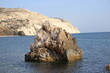 Felsen der Aphrodite, schüner strand an meeresbucht auf der insel Zypern 