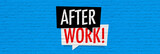 Fototapeta  - After work / Blue background