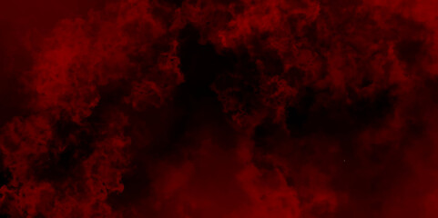 Wall Mural - red smoke texture on black. freeze motion of red dust splash abstract background of chaotically mixi