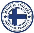 Finland. The sign premium quality. Original product. Framed with the flag of the country