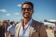 Portrait of young Emirati businessman with sunglasses