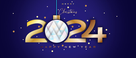 Wall Mural -  New Year 2024 Design