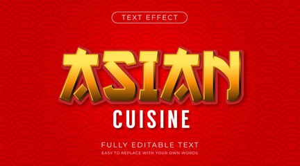 Canvas Print - Asian style editable text effect