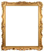 Patterned Picture Frame On A Transparent Background, In PNG Format.