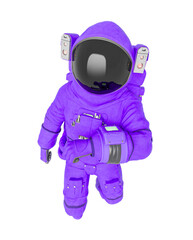 Wall Mural - astronaut is checking up the air and time