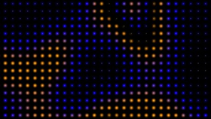 Poster - Animated abstract technology dark background random dots and grid 4K. Looping footage