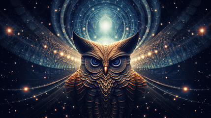 owl in the night