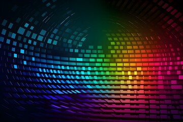 Wall Mural - Rainbow futuristic modern background, colorful gradient wallpaper