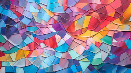 Color tile poster web page PPT background