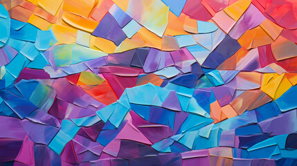 Color tile poster web page PPT background