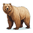 illustration of a Bear full body