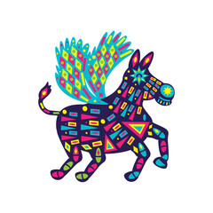 Sticker - alebrijes mexican tradition