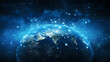 © Derby - Space Earth poster web page PPT background