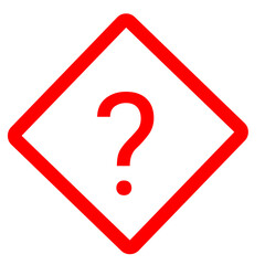 Wall Mural - question mark sign