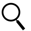 Magnifying glass,zoom icon 