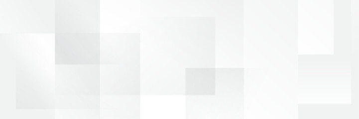 Wall Mural - abstract white geometric banner design background.