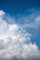 Wall Mural - nice clouds over blue sky