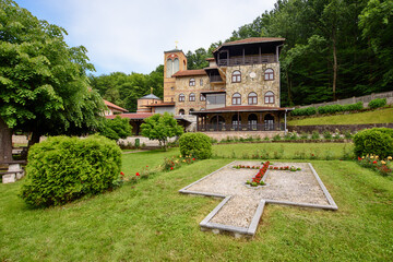 Wall Mural - Sopot, Serbia - June 11, 2023: Monastery Tresije on Kosmaj mountain, Serbia.