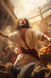 Cleansing of the Temple - Jesus Christ - Passover - a den of thieves - Sacred Rage - Jesus Cleansing of the Passover Market