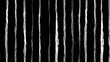 Seamless hand drawn vertical pinstripe pattern made of fine wonky white stripes on black background marble texture. Generative Ai