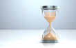 © Es sarawuth - 2024 hourglass, Happy New Year, 2024 is running out in the hourglass.