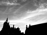 Fototapeta Niebo - Mroczny zamek