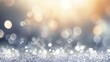 © CStock - Abstract blur background of abstract glitter lights. silver and white.