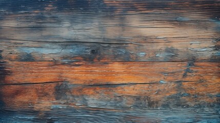 Wall Mural - Top view of Grungy painted wood texture ,texture old wood for graphic work