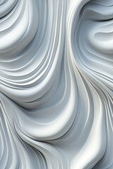 Leinwandbilder - abstract monochrome with soft waves and lines in pastel gray.  