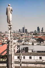 Wall Mural - Roof of Milan Cathedral Duomo di Milano