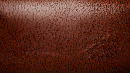 Wall Mural - abstract brown leather texture background texture. generative AI.