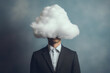 © Andrii  - Innovative Mind: Businessman with Cloud Head