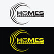 Home builder company logo design Vectors