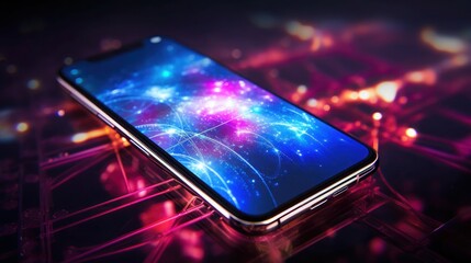 mobile phone and the big data wireless 5G connecting, connect, communication, technology, network, business, cyber, vision, digital
